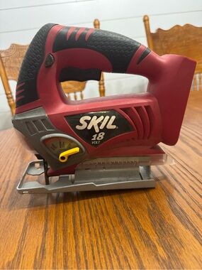 Skil 4570 Orbital Jigsaw Tool Only Silver & Red Cordless 18V